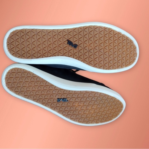 Teva Willow Chukka Sneaker Black Leather High Top Shoe Size 10 - Picture 7 of 14